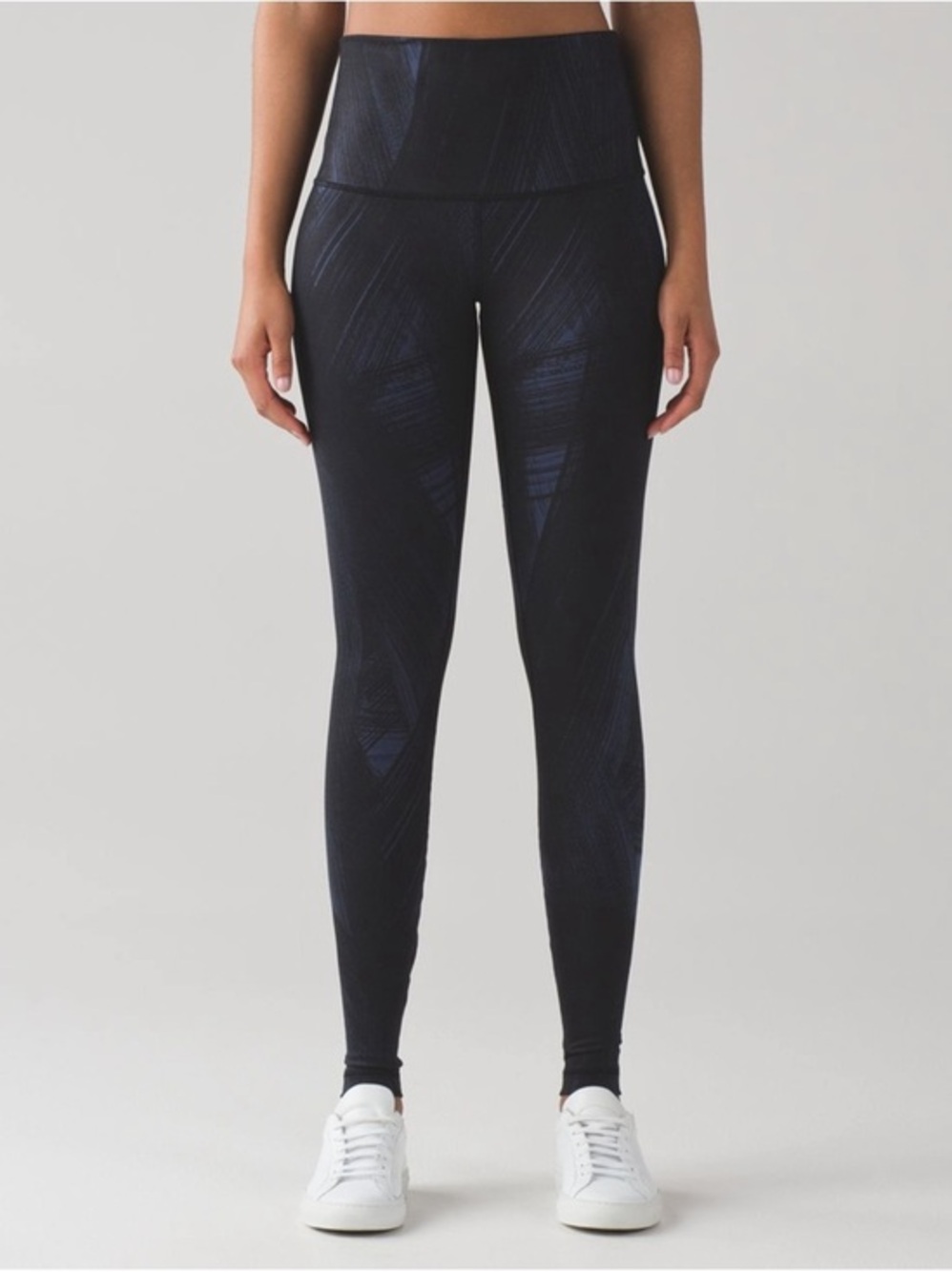 Lululemon Wunder Under Pant (Hi-Rise)(Full-On Luon) Wind Chill Deep Navy Black 4